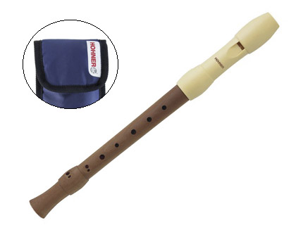 FLTE  BEC HOHNER EN BOIS 95850 HOUSSE BLEUE