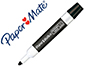 MARQUEUR PAPER MATE EFFACABLE TABLEAU BLANC POINTE OGIVE    COLORIS NOIR