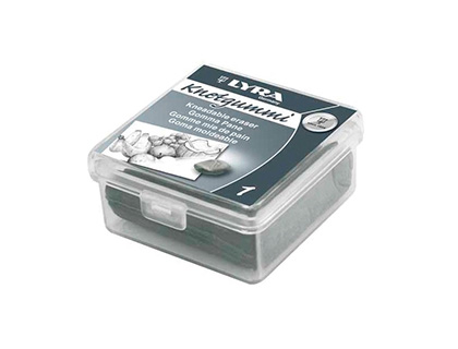 GOMME LYRA MIE DE PAIN POUR EFFACER OU CREER DES OMBRES   PRESENTOIR DE 20 GOMMES
