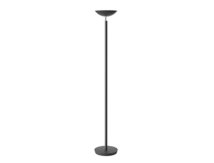 LAMPADAIRE ALBA LED CLASSIC SUR PIED METAL/ABS BASSE      CONSOMMATION 30W VASQUE       D'ECLAIRAGE PIVOTANTE SOCLE