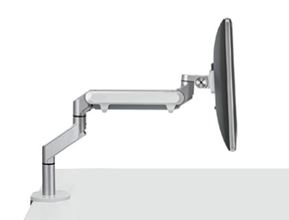 BRAS ARTICUL ALBA JAMY POUR CRAN SIMPLE MULTIDIRECTIONNEL RGLABLE PAR PRESSION  GAZ SUPPORTE 10KG GRIS