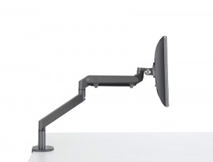 BRAS ARTICUL ALBA JAMY POUR CRAN SIMPLE MULTIDIRECTIONNEL RGLABLE PAR PRESSION  GAZ SUPPORTE 10KG NOIR
