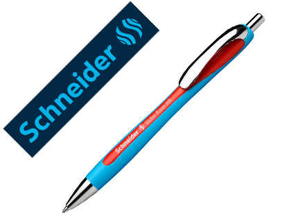 STYLO-BILLE SCHNEIDER SLIDER RAVE INDLBILE TRAIT EXTRA   LARGE RECHARGE SLIDER XB CORPS CAOUTCHOUC COULEUR