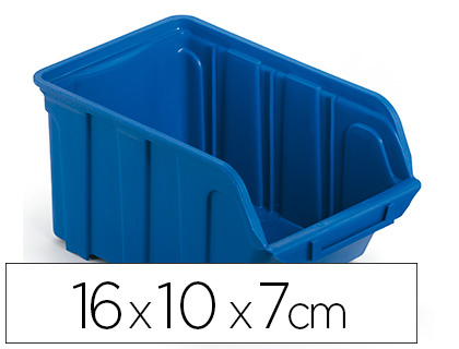 BAC A BEC VISO TEKNI2B POLYPROPYLENE EMPILABLE       RESISTANT GRANDE OUVERTURE    PORTE-ETIQUETTE 16X10X7CM 1L