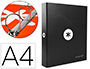 CLASSEUR ANTARTIK 4 ANNEAUX END 40MM A4+ CARTON REMBORD    COLORIS NOIR