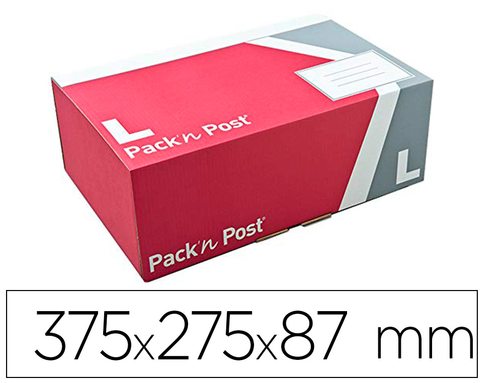 BOITE EXPEDITION POSTALE GPV UNIVERSEL CARTON RECYCLABLE   375X275X87MM