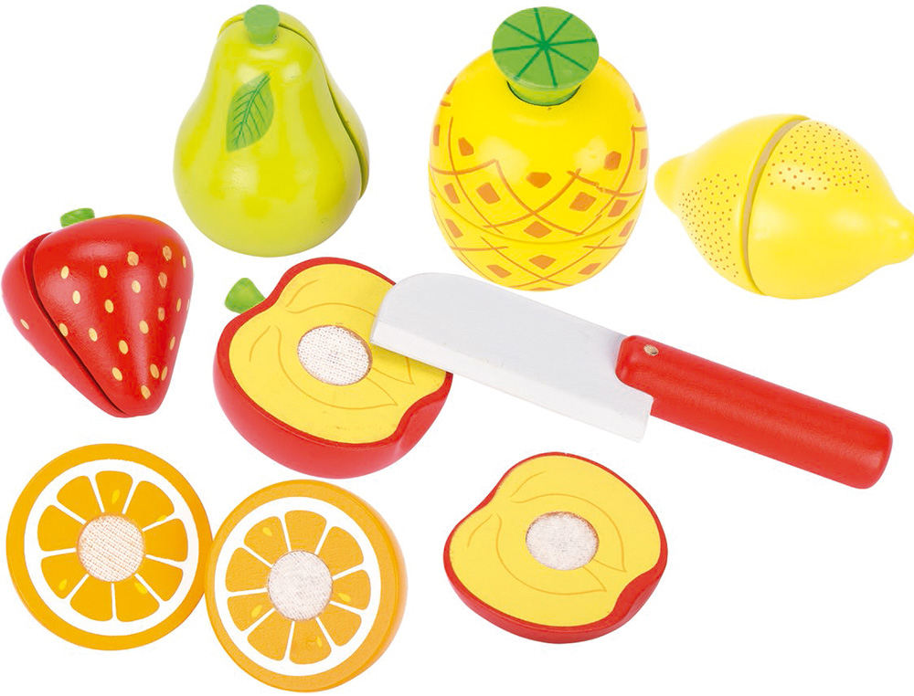 FRUITS AVEC SCRATCH GOKI POINTS EN SCRATCH RESISTANTS  6 FRUITS DIM. 73MM