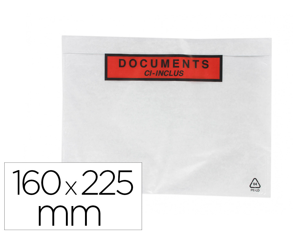 Stylo Plumes  POCHETTE GPV POLYETHYLENE IMPRIMEE DOCUMENT CI