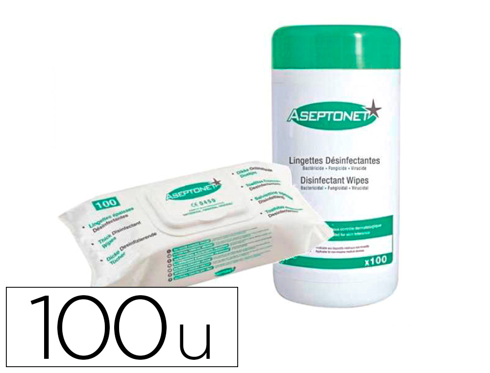 LINGETTES DESINF.ALIM. B/100
