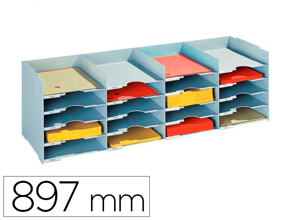 BLOC CLAS.20 CASES 897MM GRIS