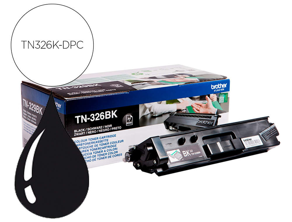 TONER DPC COMPATIBLE BROTHER TN326BK