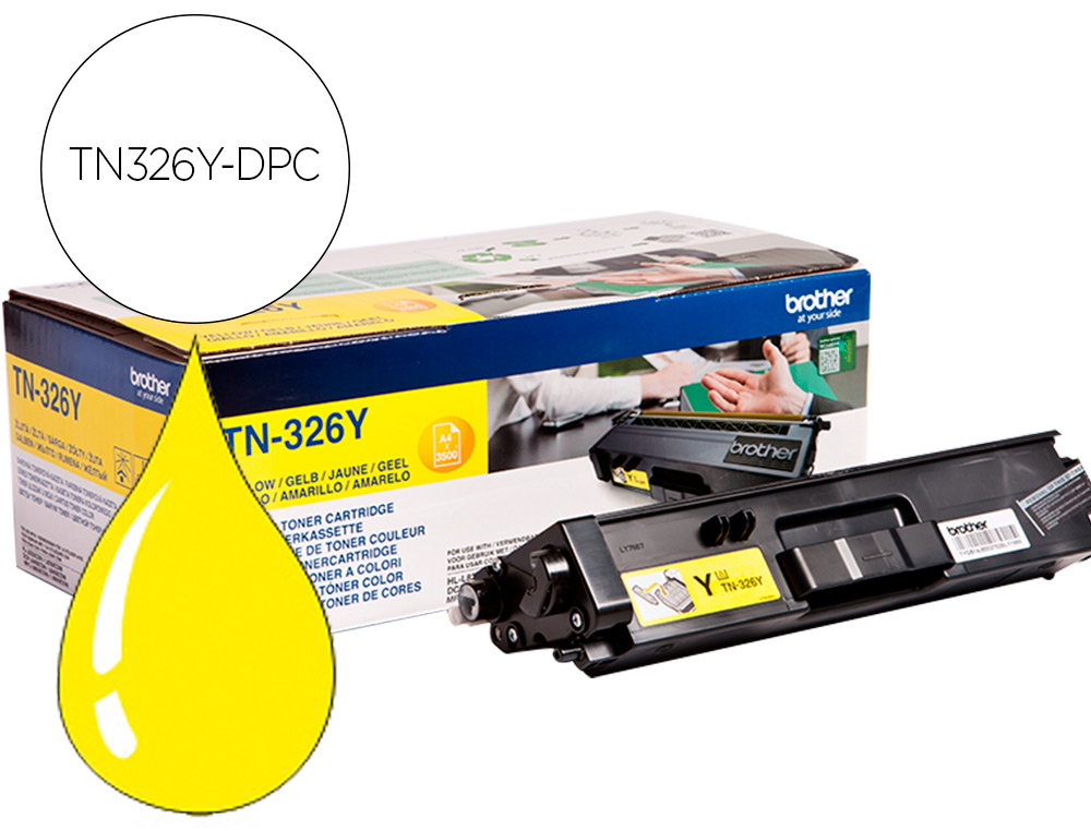 TONER DPC COMPATIBLE BROTHER TN326Y