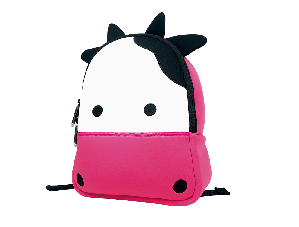 CARTABLE SCOLAIRE LIDERPAPEL SAC A DOS 300X240X100 MM MODELE VACHE