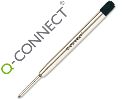 RECHARGE Q-CONNECT UNIVERSELLESTYLO-BILLE LARGEUR MOYENNE   COLORIS NOIR