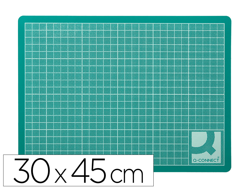PLAQUE COUPE Q-CONNECT PVC PAISSEUR 3MM 300X450MM A3 COLORIS VERT