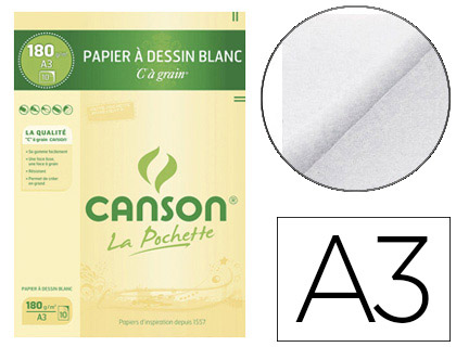 CANSON - Tampon de traçage - A3 - 50 feuilles - uni - Papiers arts