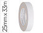 RUBAN ADHSIF Q-CONNECT DOUBLE FACE MULTIPLES FIXATIONS DIFFRENTS TYPES SURFACES 25MMX33M