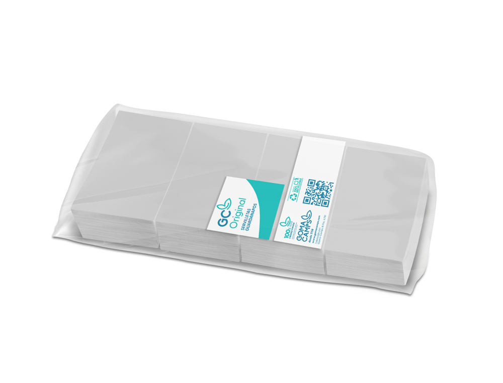 RECHARGE SERVIETTES PAPIER 9X12,20CM GRAMMAGE 19G/M2 PAQUET 400 UNITS