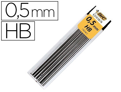 MINE BIC 0.5MM HB ÉTUI 12 UNITÉS