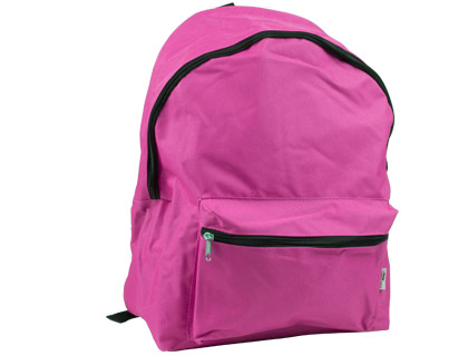 CARTABLE LIDERPAPEL 1 COMPARTIMENT RSISTANT 2 POCHES FERMETURE CLAIR BRETELLES MATELASSES 40X30X17CM FUCHSIA