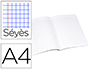 CAHIER PIQU ROUGE PAPIER COUVERTURE PELLICULE LAVABLE A4 21X29,7CM PAPIER 90G  96 PAGES SYS