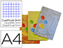 CAHIER PIQU ROUGE PAPIER COUVERTURE PELLICULE LAVABLE A4 21X29,7CM PAPIER 90G 96 PAGES 5X5MM
