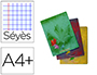 CAHIER PIQU ROUGE PAPIER COUVERTURE PELLICULE LAVABLE A4+ 21,2X31CM PAPIER 90G 96 PAGES SYS