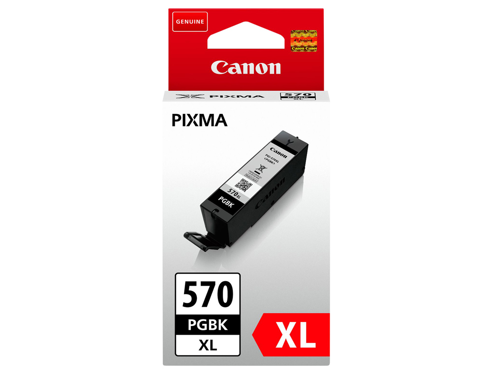 CARTOUCHE CANON JET D'ENCRE 0318C001-PGI-570PGBK XL HAUTE CAPACITÉ NOIR 500P