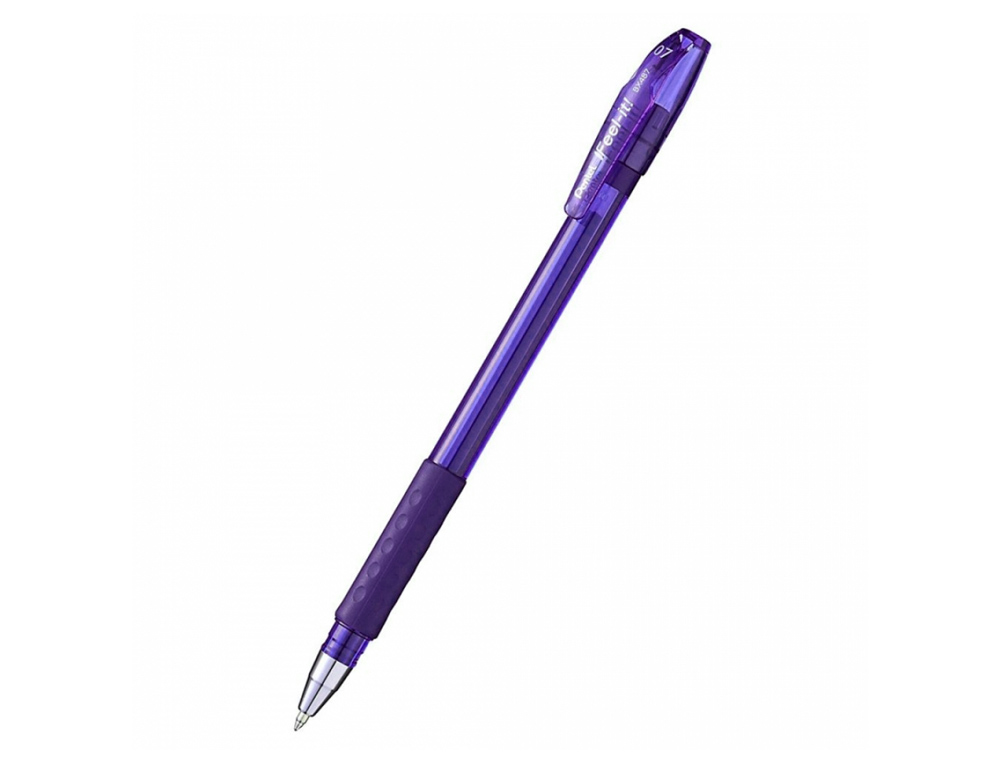STYLO-BILLE PENTEL FEEL-IT ÉCRITURE MOYENNE POINTE 0.7MM ENCRE COLORIS VIOLET