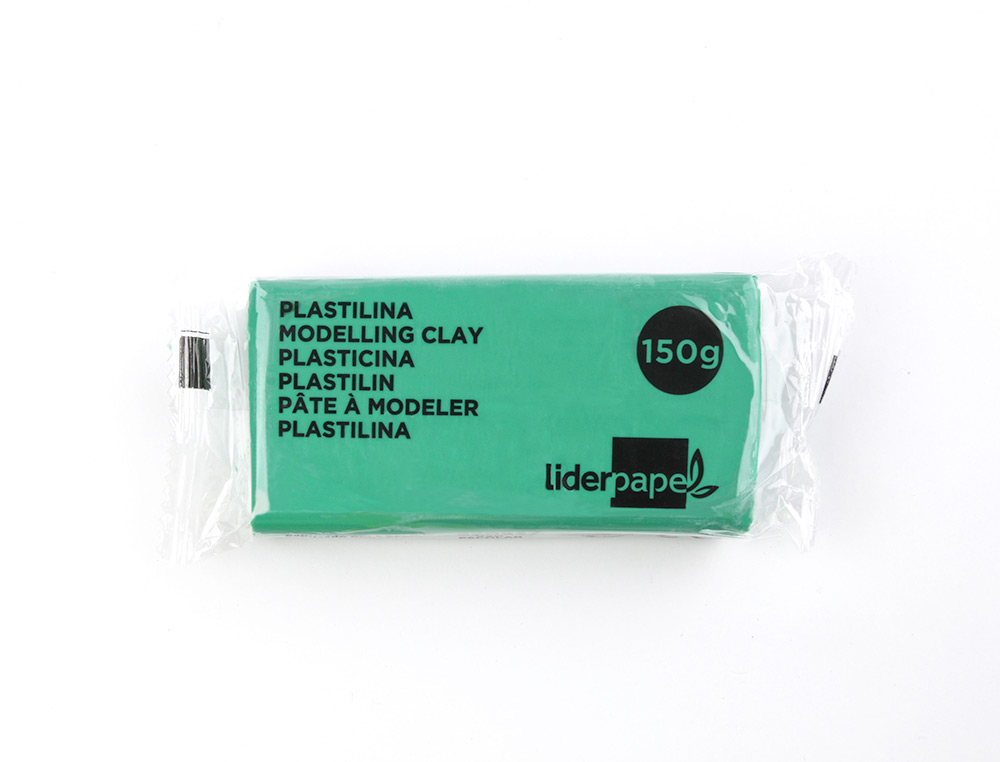 PÂTE À MODELER LIDERPAPEL VÉGÉTALE 15 COLORIS ASSORTIS ASSORTIMENT 15 PAINS DE 150G