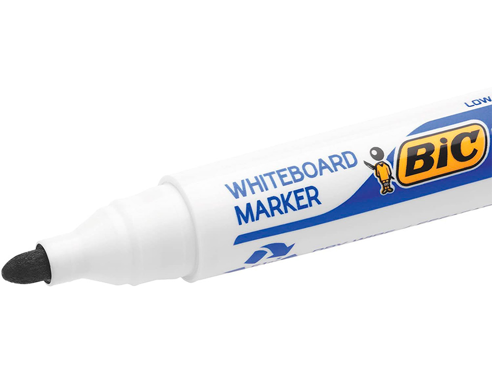 MARQUEUR BIC VELLEDA 1701 EFFAÇABLE POINTE OGIVE TRACÉ 1-5MM ENCRE BASE ALCOOL INODORE CORPS PLASTIQUE BLEU
