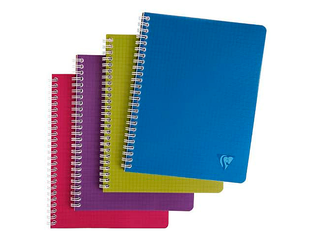 CAHIER CLAIREFONTAINE LINICOLOR INTENSIVE RELIURE INTÉGRALE A5+ 17X22CM 100 PAGES 90G RÉGLURE SÉYÈS COLORIS ASSORTIS