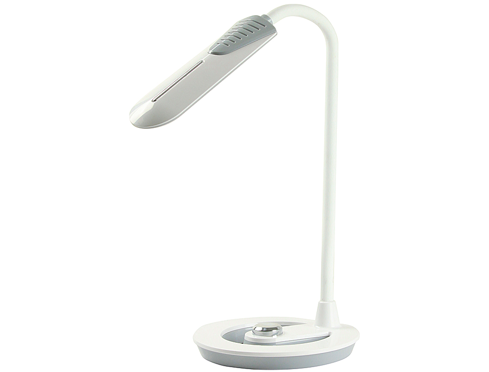 LAMPE BUREAU Q-CONNECT PROFESSIONELLE ABS 16 LEDS 6W INTERRUPTEUR TACTILE 3 NIVEAUX INTENSITÉ COLORIS BLANC