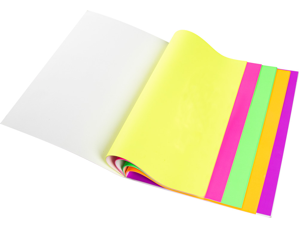 BLOC NOTES Q-CONNECT QUICK NOTES 210x297M 100F ELECTRO   STATIQUES REPOSITIONABLES     COLORIS NEON