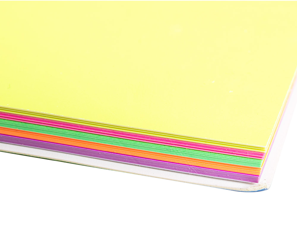 BLOC NOTES Q-CONNECT QUICK NOTES 210x297M 100F ELECTRO   STATIQUES REPOSITIONABLES     COLORIS NEON