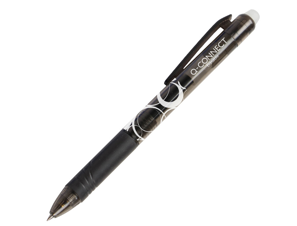 RECHARGE ROLLER Q-CONNECT ENCRE EFFACABLE COULEUR NOIR SET DE 3U