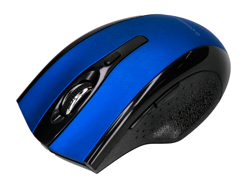 SOURIS Q-CONNECT SANS FIL OPTIQUE 1000DPI RECEPTEUR USB 2,4GHZ COLORIS BLEU
