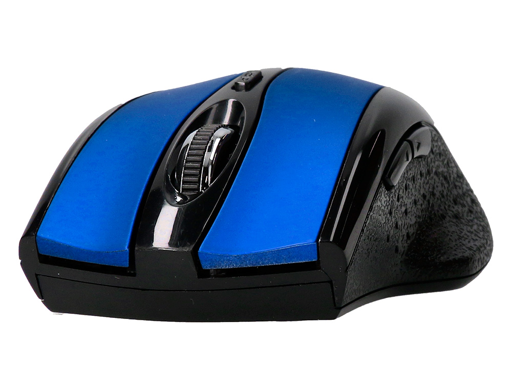 SOURIS Q-CONNECT SANS FIL OPTIQUE 1000DPI RECEPTEUR USB 2,4GHZ COLORIS BLEU