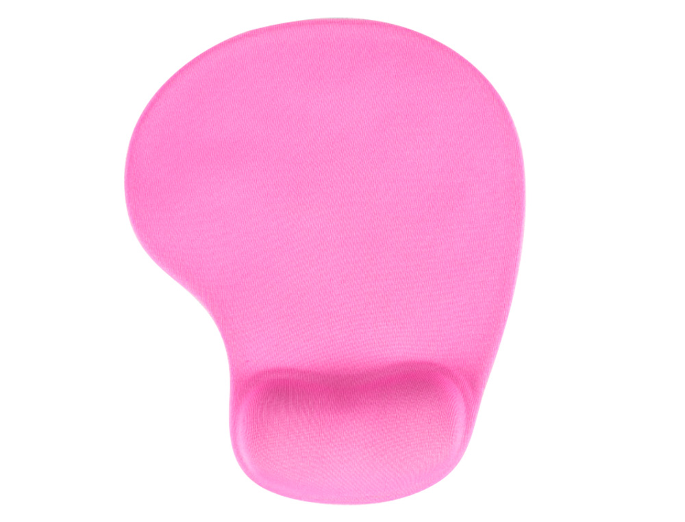 TAPIS SOURIS Q-CONNECT REPOSE-POIGNET MOUSSE AUGMENTE CONFORT FACILEMENT NETTOYABLE COLORIS ROSE
