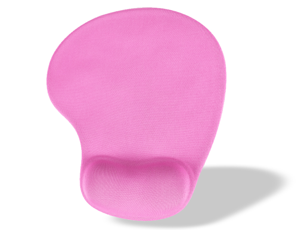 TAPIS SOURIS Q-CONNECT REPOSE-POIGNET MOUSSE AUGMENTE CONFORT FACILEMENT NETTOYABLE COLORIS ROSE