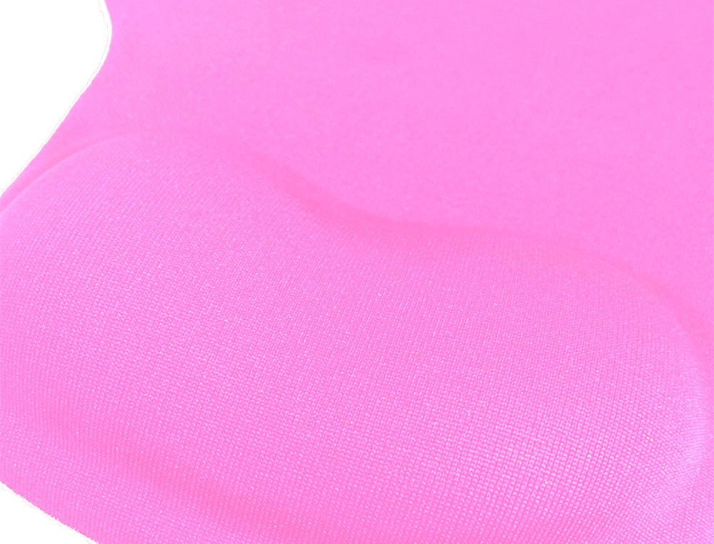 TAPIS SOURIS Q-CONNECT REPOSE-POIGNET MOUSSE AUGMENTE CONFORT FACILEMENT NETTOYABLE COLORIS ROSE