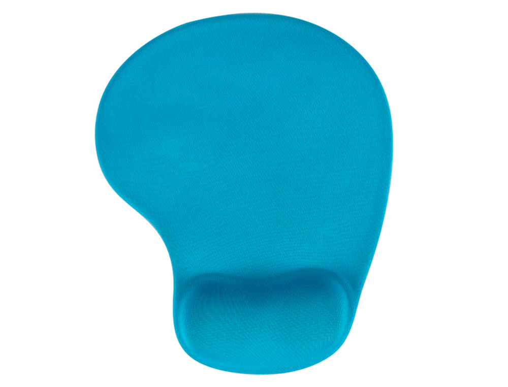 TAPIS SOURIS Q-CONNECT REPOSE-POIGNET MOUSSE AUGMENTE CONFORT FACILEMENT NETTOYABLE COLORIS TURQUOISE