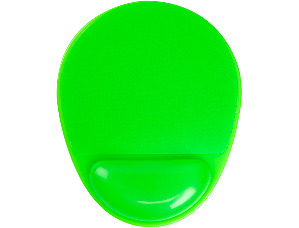TAPIS SOURIS Q-CONNECT REPOSE-POIGNE GEL ET PVC      GRAND CONFORT FACILEMENT      NETTOYABLE COLORIS VERT