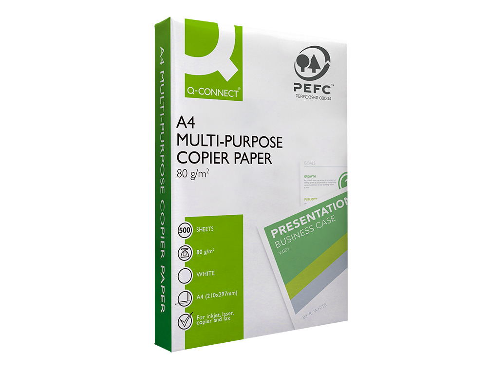 PAPIER Q-CONNECT A4 80G/M2 MULTIFONCTION ECONOMY 500 FEUILLES