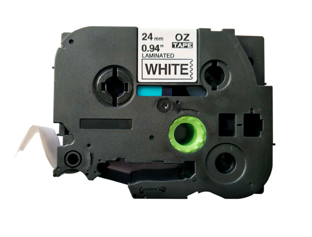 RUBAN TITREUSE Q-CONNECT TZE-251 BLANC-NOIR 24 MM X 8 MT OZE-251