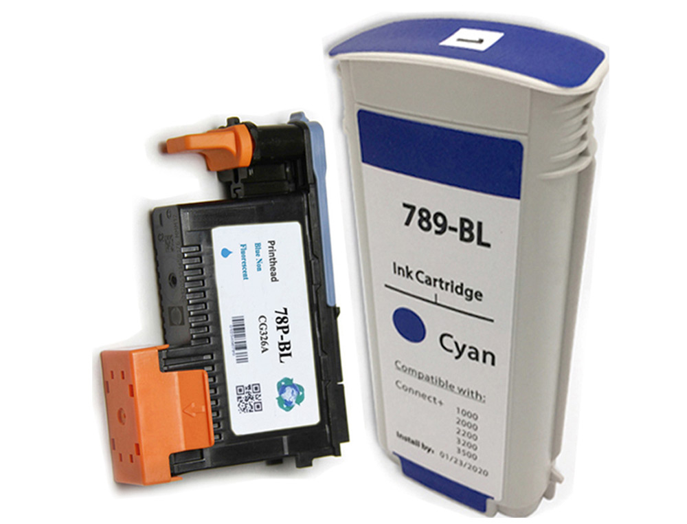 CARTOUCHE COMPATIBLE AVEC PITNEY BOWES HAUTE CAPACITE POUR MACHINE AFFRANCHIR CONNECT + 1000/2000/2200/3200/3500 CYAN