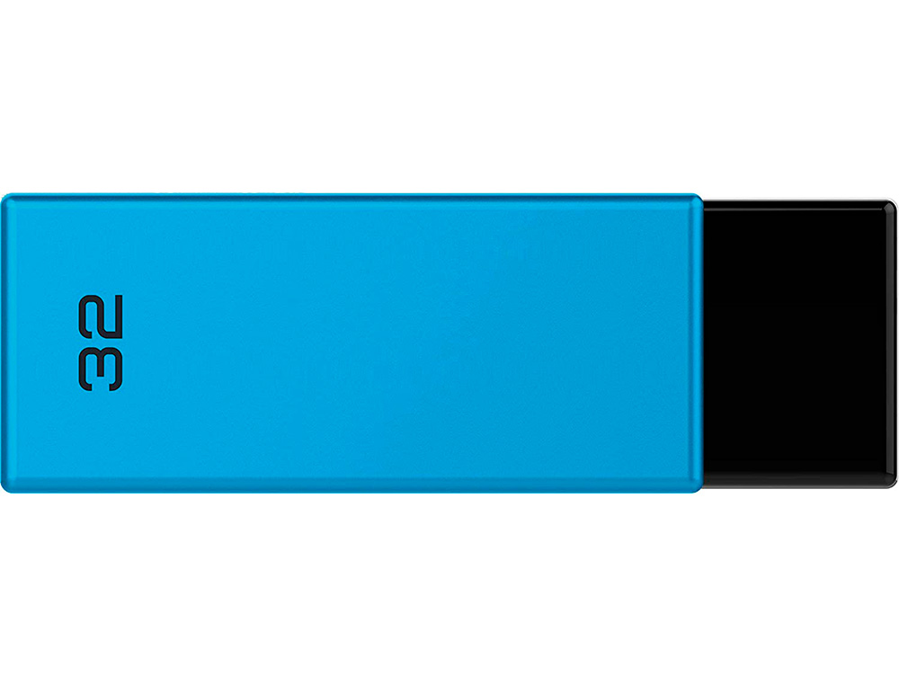 CLE USB EMTEC 2.0 C350 BRICK PIVOTANTE 32GB VITESSE LECTURE 15MBS ECRITURE MB/S COLORIS BLEU