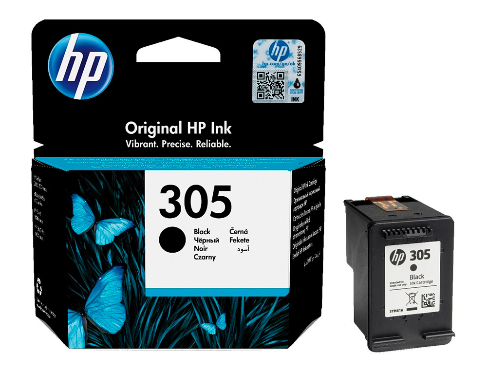 CARTOUCHE D'ENCRE HP 305 POUR HP ENVY 6010/22/30/32 ET      DESKJET NOIRE                 2710/2720/2721/2722/2723/2724