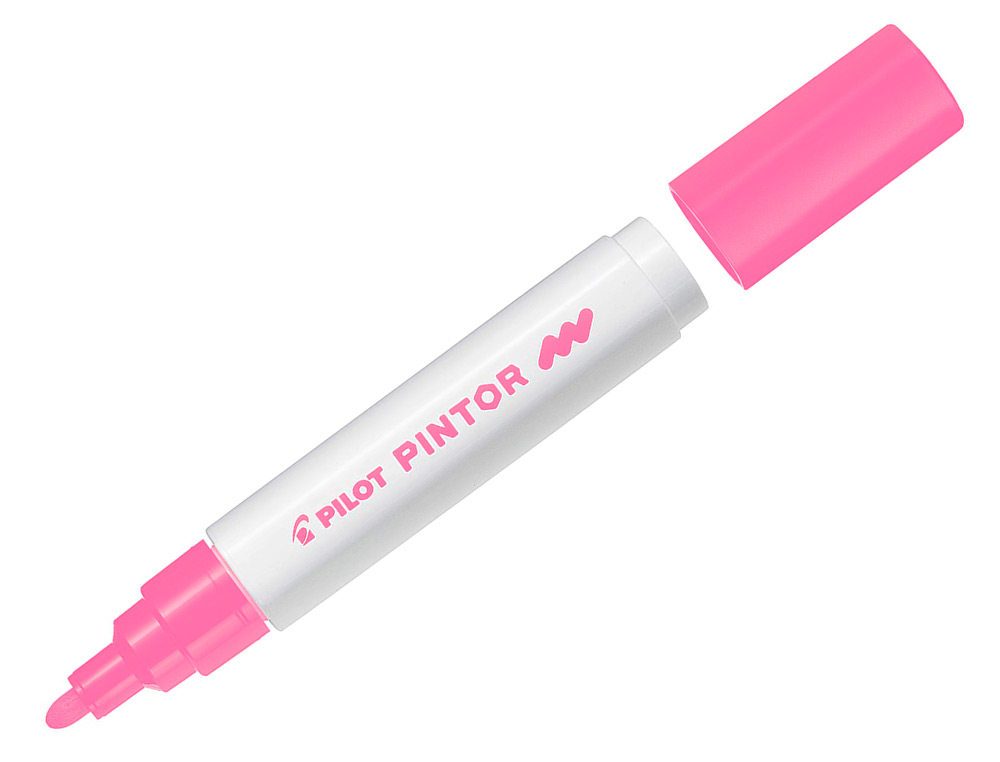 MARQUEUR PEINTURE PILOT PINTOR ENCRE COUVRANTE TOUS   SUPPORTS POINTE MOYENNE       COLORIS ROSE NEON