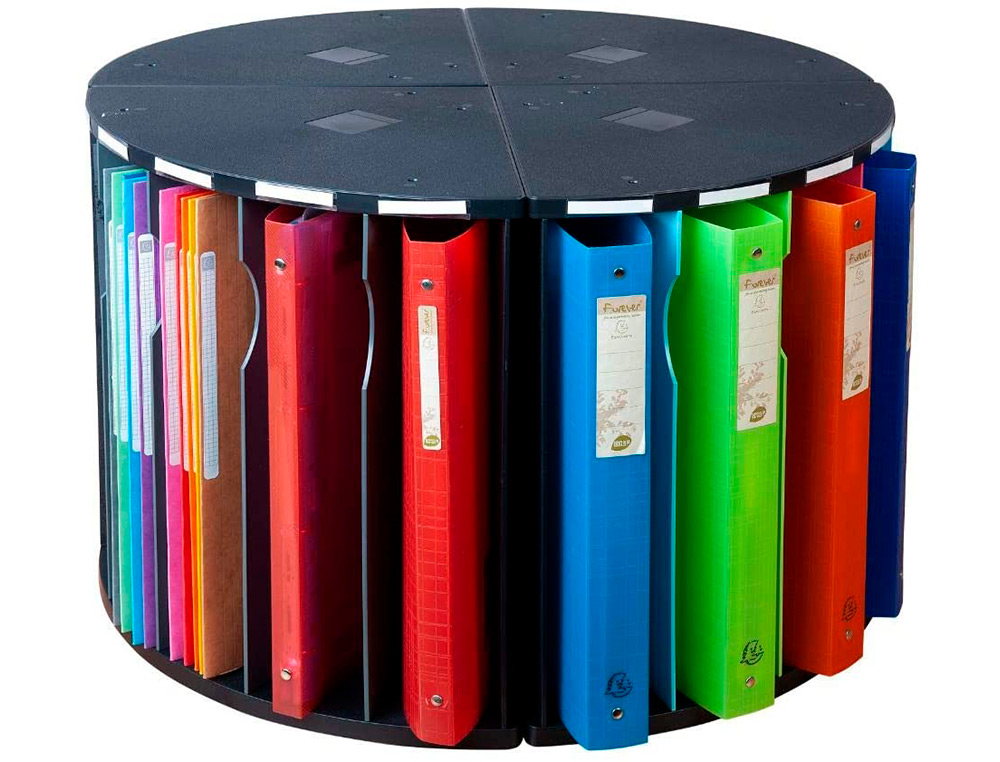 TRIEUR ERGONOMIQUE EXACOMPTA CORNER 1928 POLYSTYRENE 5     COMPARTIMENTS 281X281X356MM   GRANDE CAPACITE